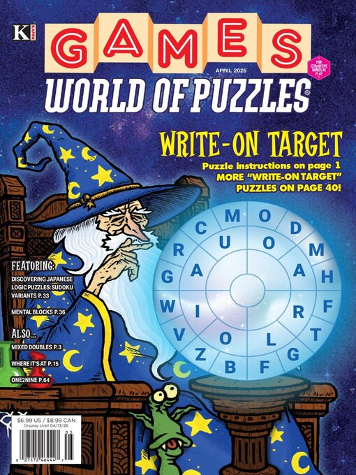 Title details for Games World of Puzzles by Kappa Publishing Group, Inc. - Available